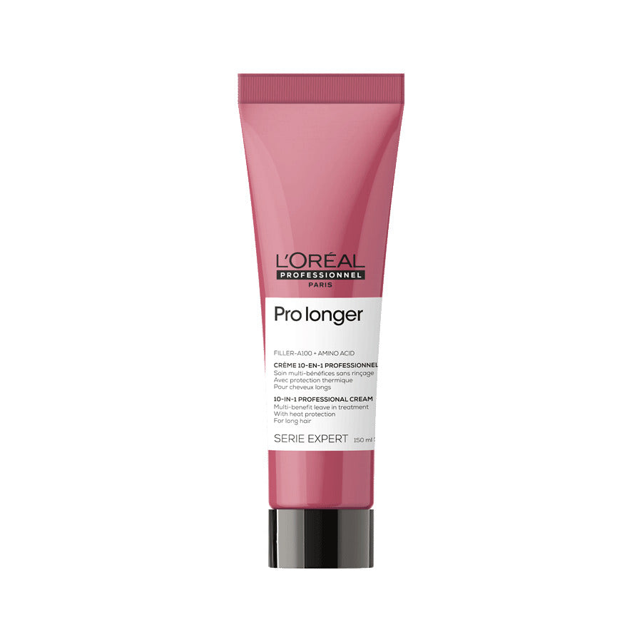 L'Oreal Professionnel, Serie Expert Pro Longer, Umplutură-A100 + Acid Amino, Tratament cu cremă fără clătire pentru păr, Reînnoire, 150 ml