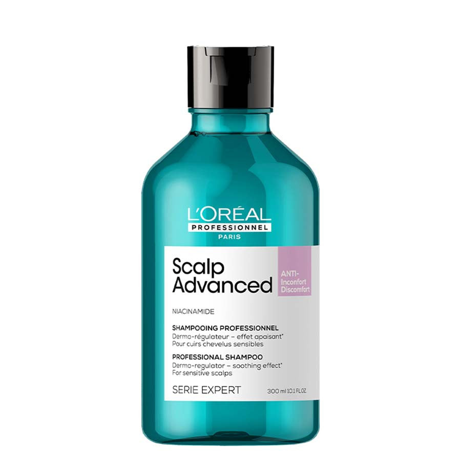 L'Oreal Professionnel, Serie Expert Scalp Advanced, Șampon pentru păr, Anti-disconfort, 300 ml