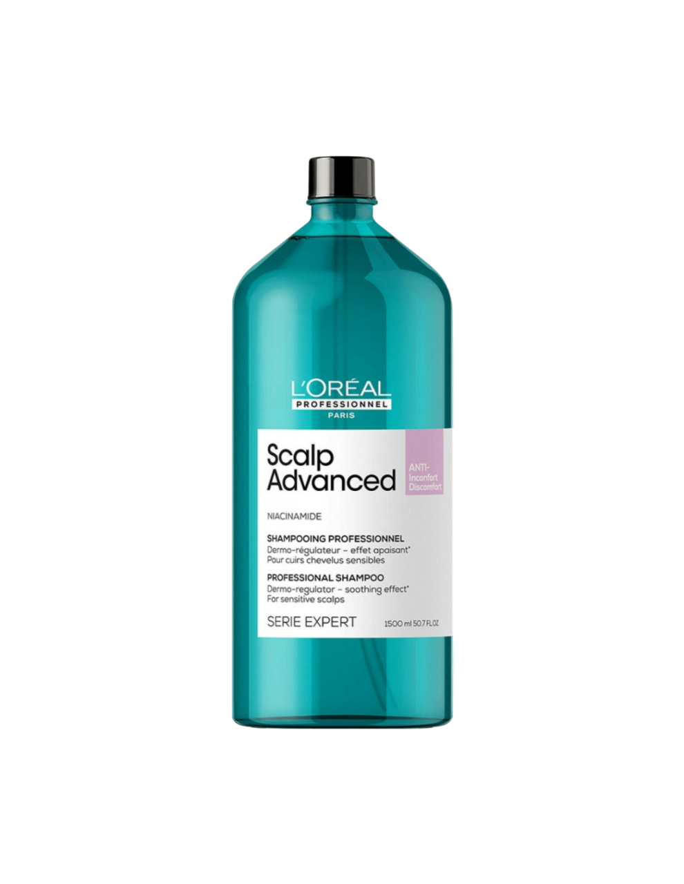 L'Oreal Professionnel, Serie Expert Scalp Advanced, Șampon pentru păr, Anti-disconfort, 1500 ml