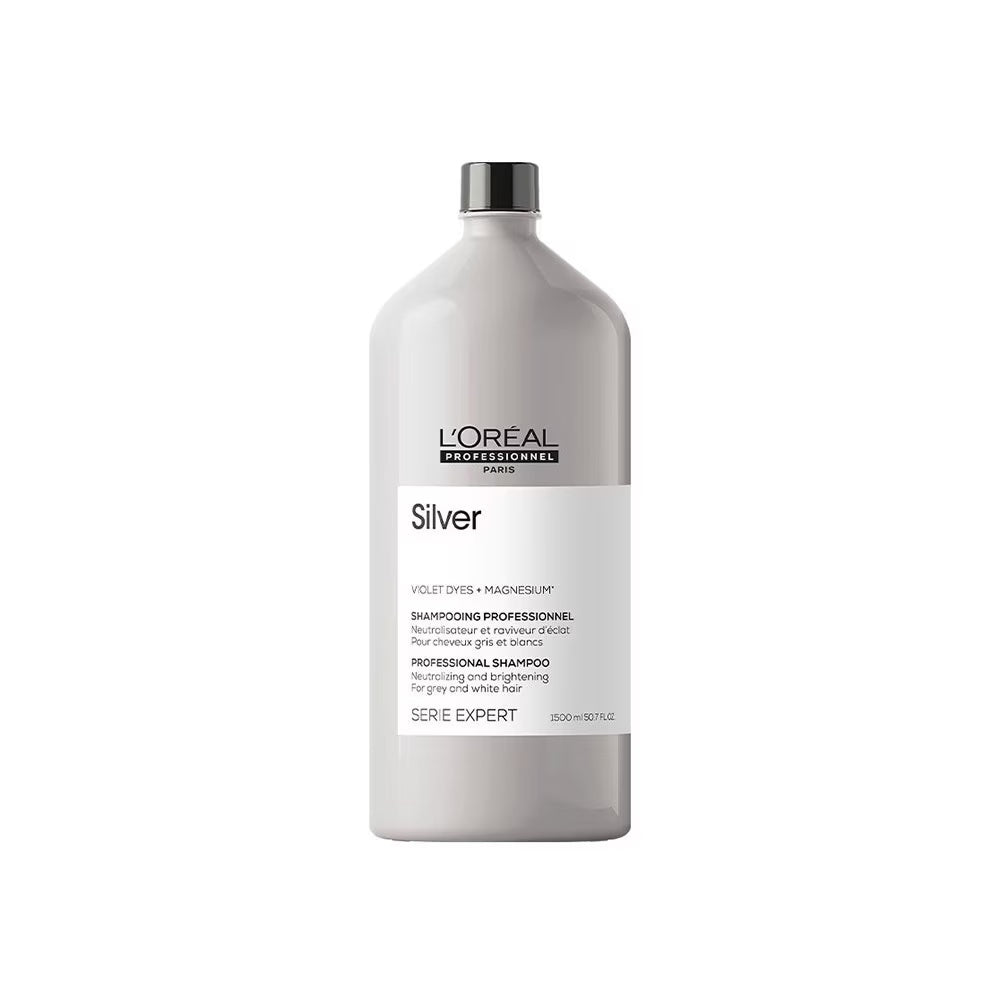 L'Oreal Professionnel, Serie Expert Silver, Șampon pentru păr, Neutralizant și iluminator, 1500 ml