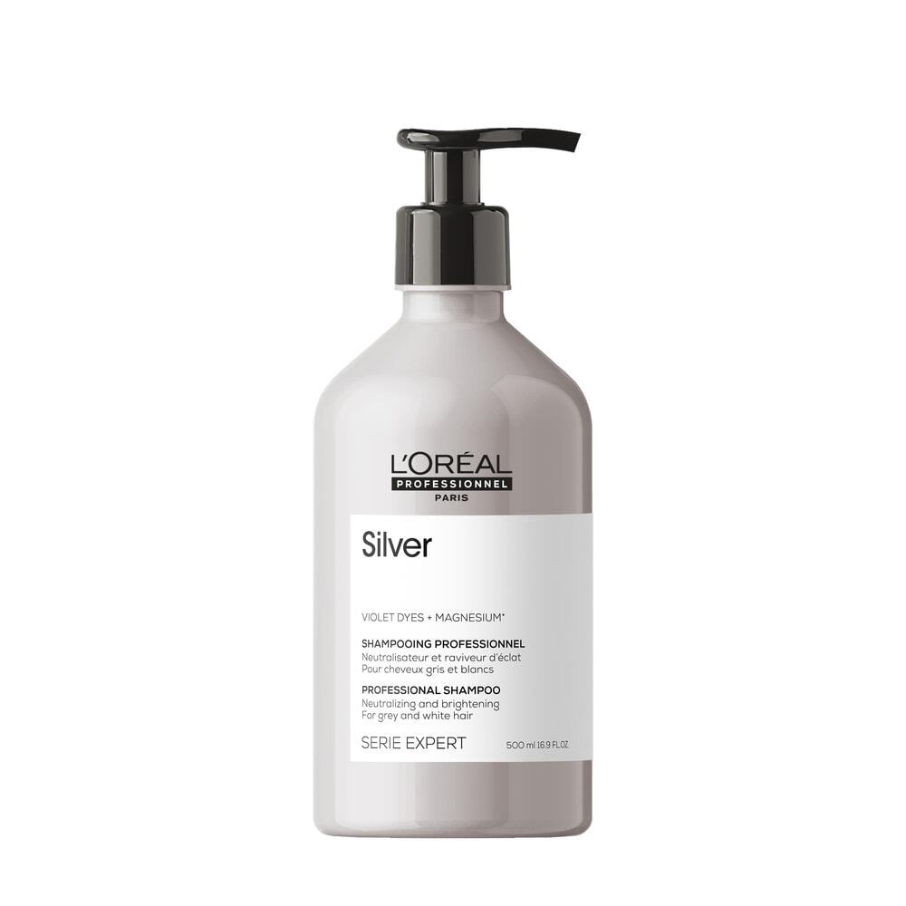 L'Oreal Professionnel, Serie Expert Silver, Șampon pentru păr, Neutralizant și iluminator, 500 ml