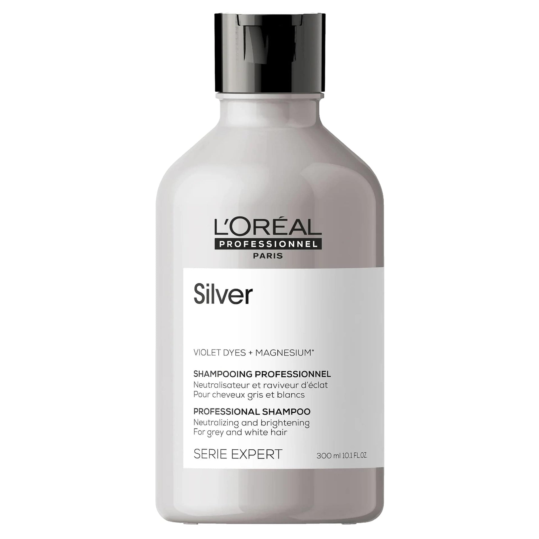 L'Oreal Professionnel, Serie Expert Silver, Șampon pentru păr, Neutralizant și iluminator, 300 ml