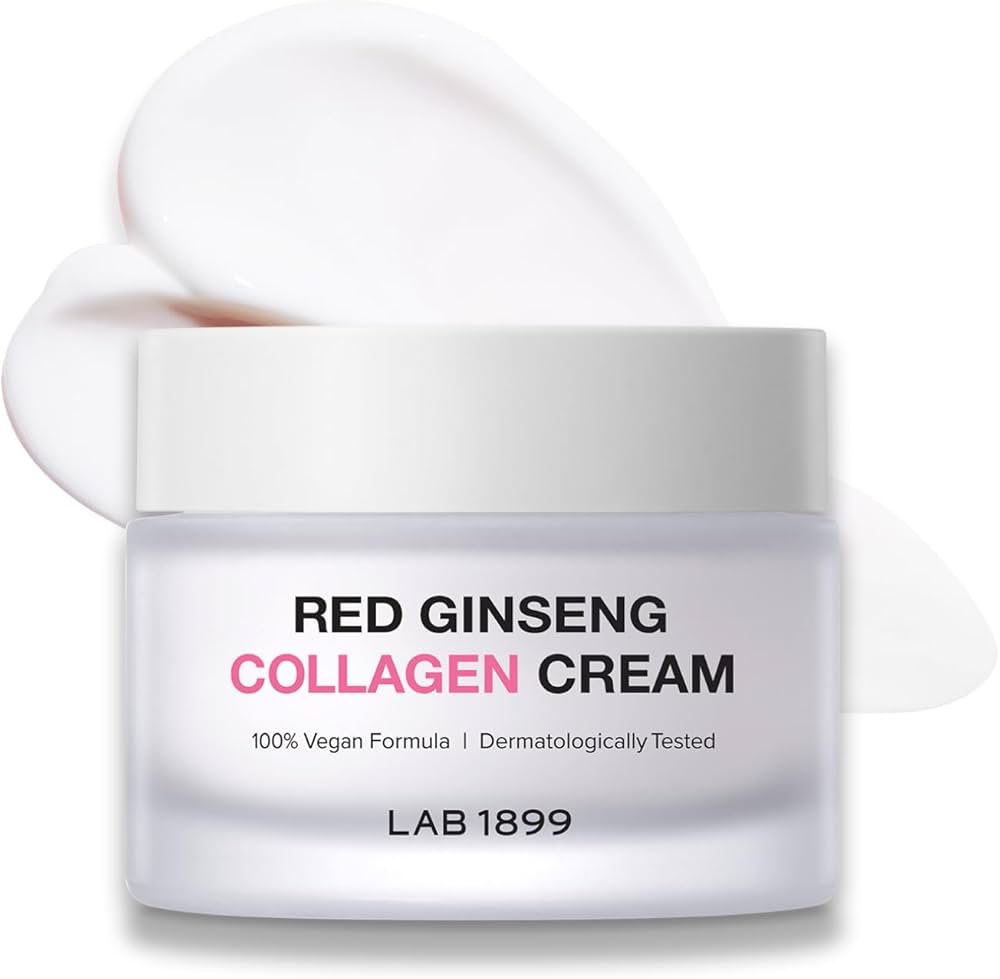 Lab 1899, Red Ginseng, Colagen, Îmbunătățește elasticitatea pielii, Smântână, Pentru față, 50 ml