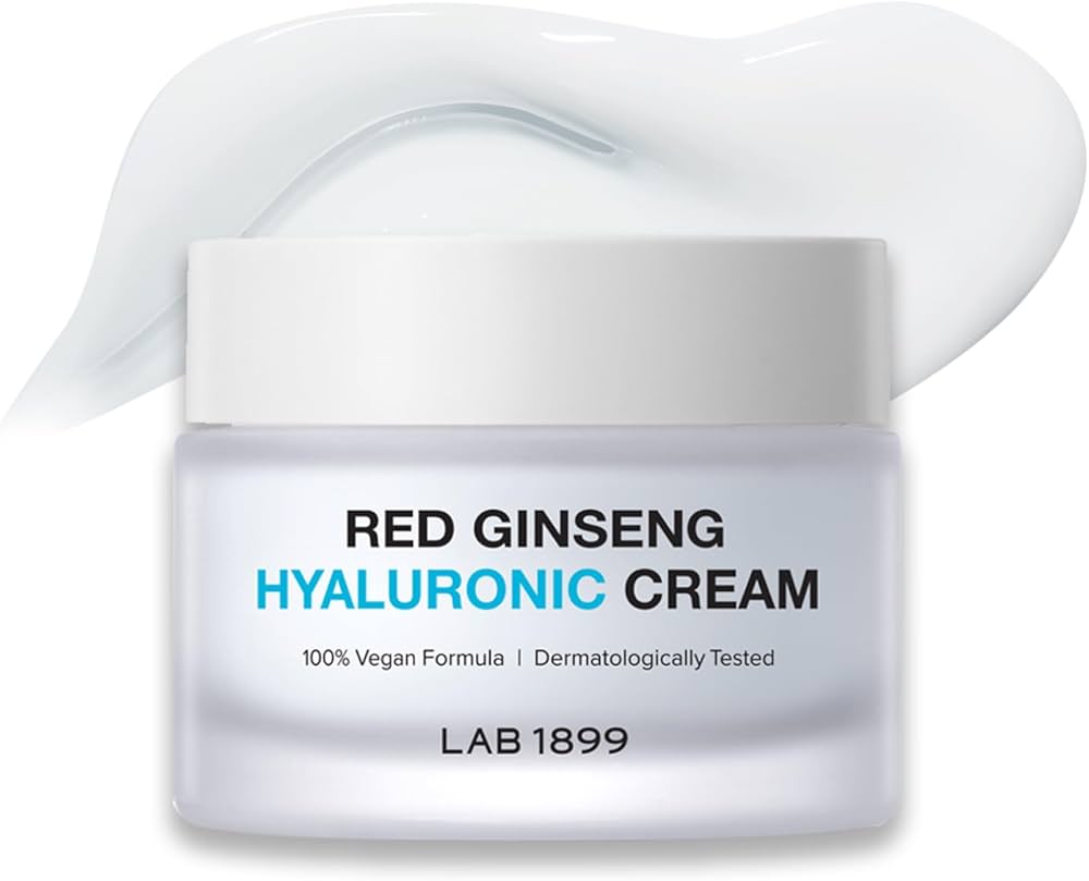 Lab 1899, Red Ginseng, Acid hialuronic, Hidratare intensă, Smântână, Pentru față, 50 ml