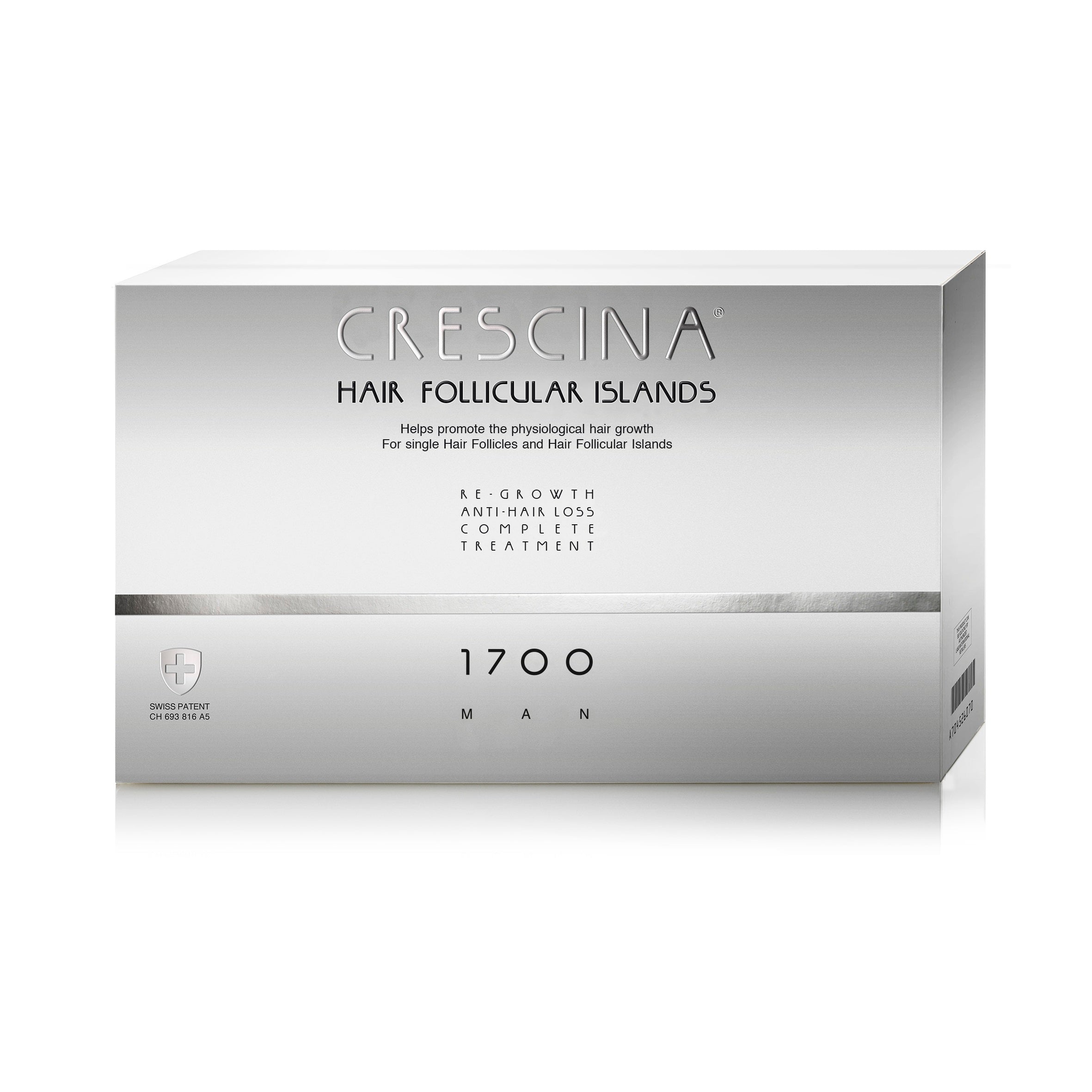 Labo, Crescina Follicular Islands 1700, Pentru stimularea creșterii, Ser tratament în fiole, Pentru scalp, Pentru bărbați, 20 buc - Olmarkt