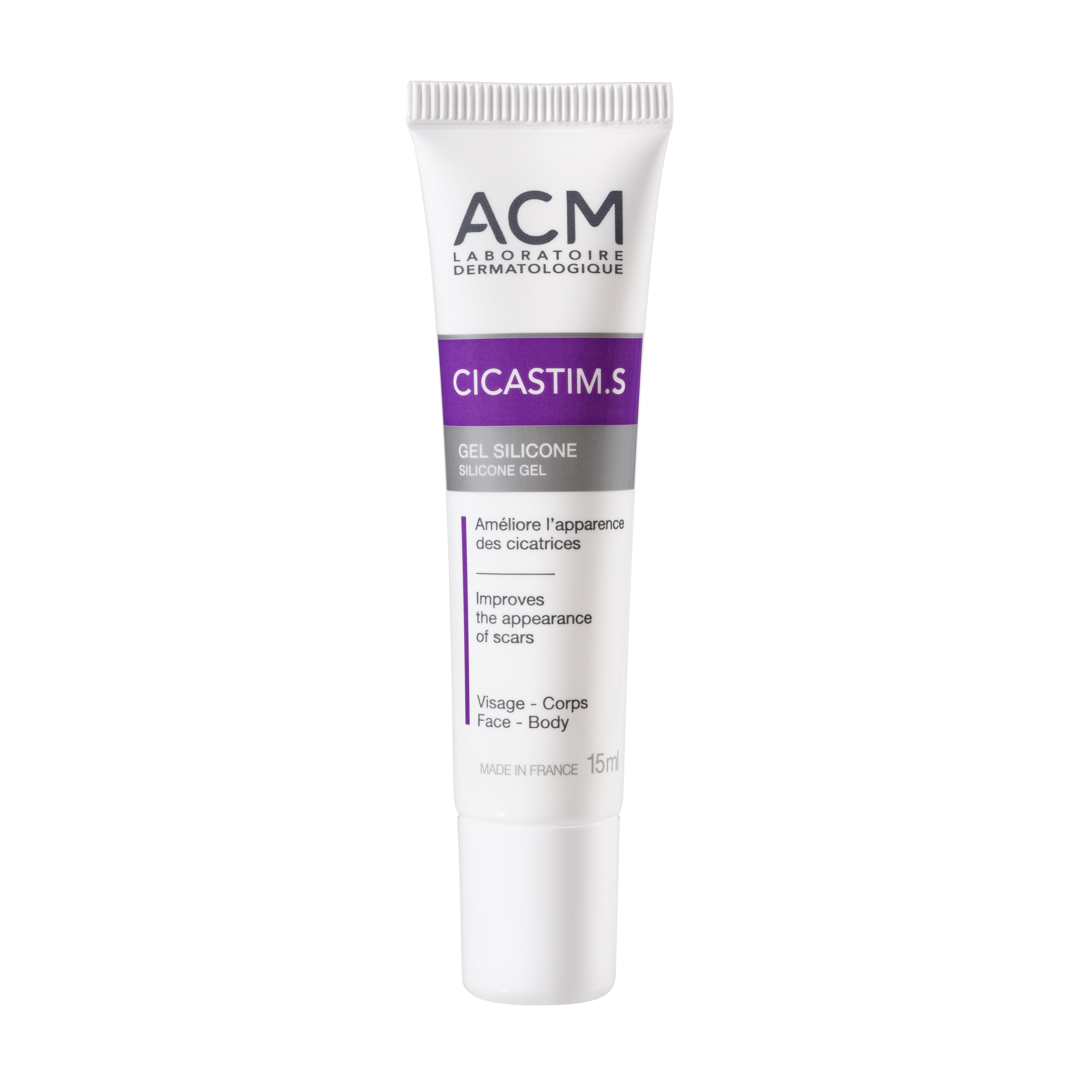 Laboratoire ACM, Cicastim S, Anti-Marks, Gel, Pentru față și corp, 15 ml - Olmarkt