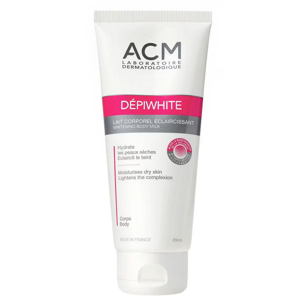 Laboratoire ACM, Depiwhite, Iluminator & Hidratant, Laptele pentru corp, Corp, Zilnic, 200 ml