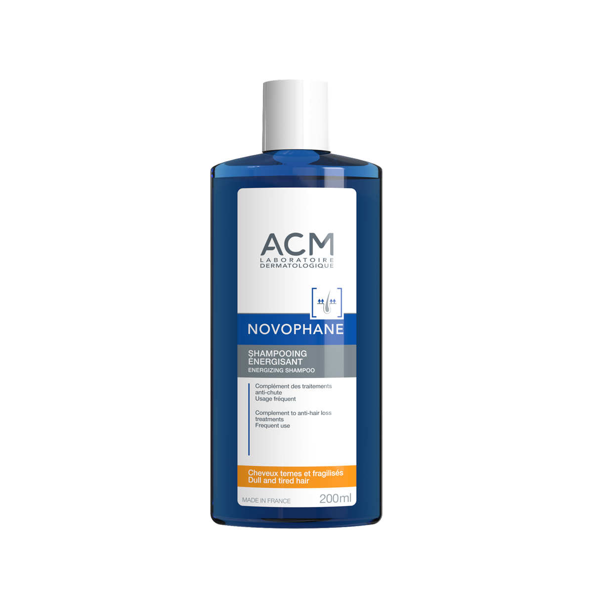 Laboratoire ACM, Novophane, Șampon pentru păr, Energizant, 200 ml - Olmarkt
