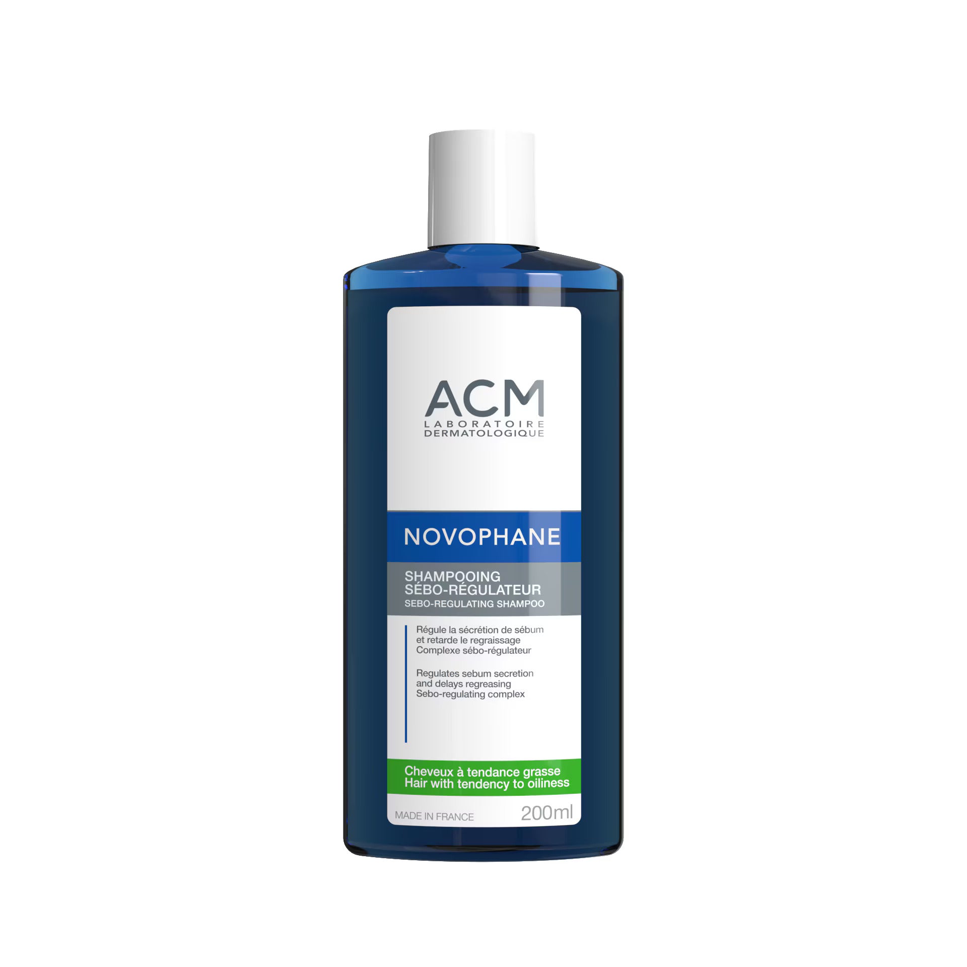 Laboratoire ACM, Novophane, Șampon pentru păr, Pentru reglarea sebumului excesiv, 200 ml - Olmarkt