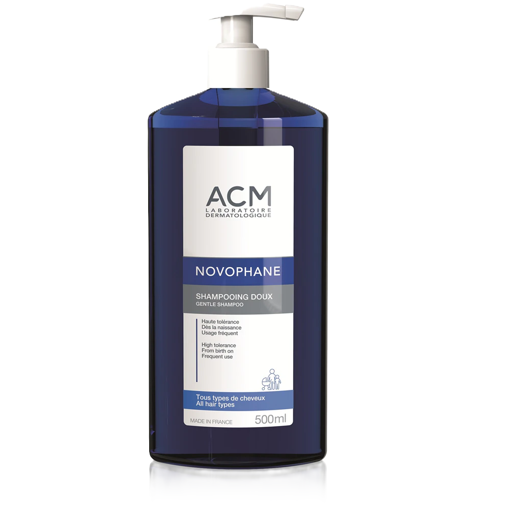 Laboratoire ACM, Novophane, Șampon pentru păr, Curățare blândă, 500 ml