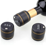 Lacat de Blocare pentru Sticle, Flippy, Lacat pentru Sticle cu Bauturi, din Plastic PP durabil, Cu Parola din 3 Cifre,