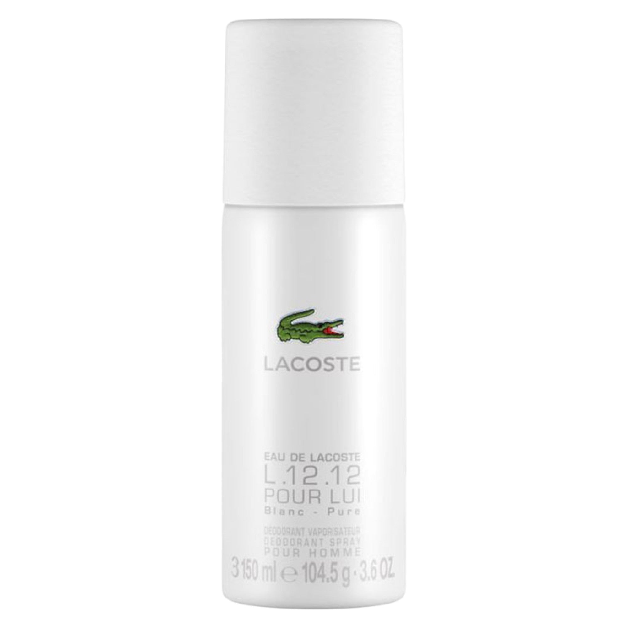 Lacoste, Eau de Lacoste L.12.12 Blanc, Deodorant spray, Pentru bărbați, 150 ml