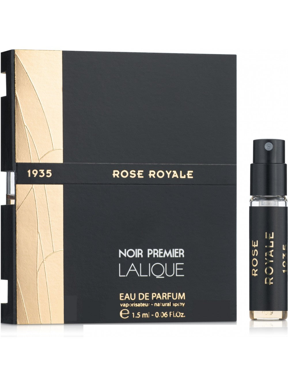 Lalique, Noir Premier - Rose Royale, Apă de parfum, Unisex, 1.8 ml Flacon