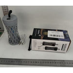 Lampa Anti-Insecte, Flippy, Lumina UV, Electrica, Incarcare USB, 5V, 1A, Silentioasa, 12 x 6 m, Gri
