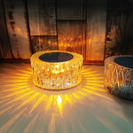 Lampa LED RGB 16, Flippy, 3 Nivele de Intensitate, Incarcare USB, 3W, Cristal Acrilic, 6x12 cm, Telecomanda, Transparent