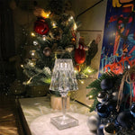 Lampa de birou pe LED RGB 16, Flippy, dimmer tactil, 3 nivele de intensitate, incarcare USB, 3W, Cristal Acrilic, 26x12