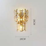 Lampa de Perete in Interior, Flippy, Lampa de Lux pentru Decor de Interior, Corp de Iluminat Tip aplica, din Inox Auriu