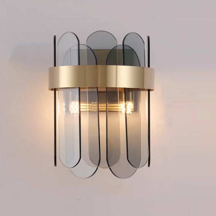 Lampa de Perete in Interior, Flippy, Lampa de Lux pentru Decor de Interior, Corp de Iluminat Tip aplica, din Inox Auriu