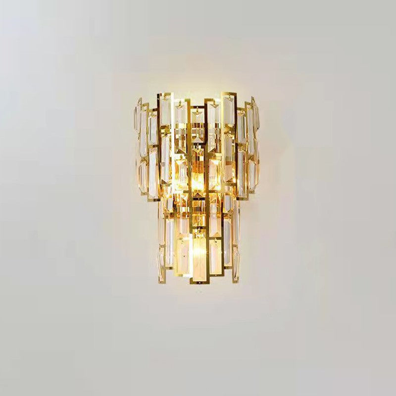 Lampa de Perete in Interior, Flippy, Lampa de Lux pentru Decor de Interior, Corp de Iluminat Tip aplica, din Inox Auriu