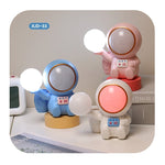 Lampa de Veghe 2in1, Flippy, Lampa, Ascutitoare si Spatiu Depozitare, Model Astronaut, Incarcare USB, din ABS, 12 x 7 x