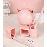 Lampa de Veghe 2in1, Flippy, Lampa, Ascutitoare si Spatiu Depozitare, Model Astronaut, Incarcare USB, din ABS, 12 x 7 x