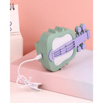 Lampa de Veghe, Flippy, cu Protectie pentru Ochi, Model Violina, Lumina Calda, Incarcare USB, ABS, 14.3x5x9.9 cm,