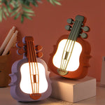 Lampa de Veghe, Flippy, cu Protectie pentru Ochi, Model Violina, Lumina Calda, Incarcare USB, ABS, 14.3x5x9.9 cm,