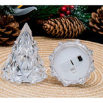 Lampa de Veghe, Flippy, Model IceBerg, Lumina Calda, cu Baterii, Transparenta, 6.5x8 cm