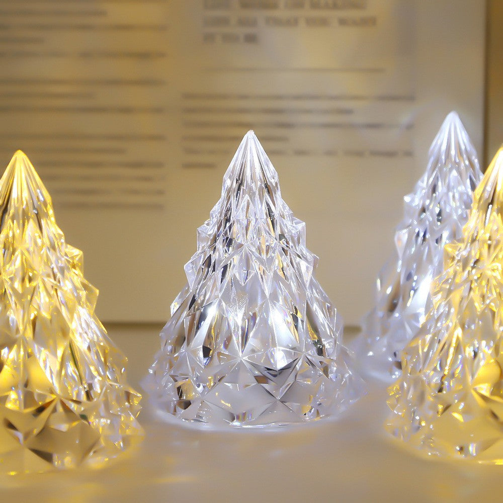 Lampa de Veghe, Flippy, Model IceBerg, Lumina Calda, cu Baterii, Transparenta, 6.5x8 cm