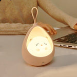 Lampa de Veghe, Flippy, Portabila, cu 2 Moduri de Functionare, Silicon Non-Toxic, Reincarcabila USB, Senzor Miscare,