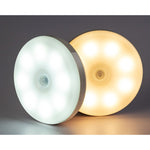 Lampa de Veghe LED, Flippy, cu Senzor de Miscare, Lumina Alba Calda si Rece, Incarcare USB, 0.6W, 300mAh, Design