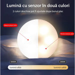 Lampa de Veghe LED, Flippy, cu Senzor de Miscare, Lumina Alba Calda si Rece, Incarcare USB, 0.6W, 300mAh, Design