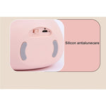 Lampa de veghe portabila cu 2 moduri de functionare Flippy, silicon non-toxic, reincarcabila USB, senzor miscare, roz,