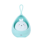 Lampa de veghe portabila cu 2 moduri de functionare Flippy, silicon non-toxic, reincarcabila USB, senzor miscare,