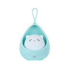 Lampa de veghe portabila cu 2 moduri de functionare Flippy, silicon non-toxic, reincarcabila USB, senzor miscare,