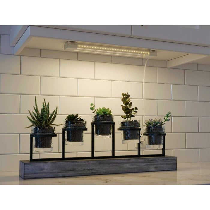 Lampa dubla pentru cresterea plantelor Flippy, 50 cm, T5, tehnologie LED, nu afecteaza plantele, potrivit pentru