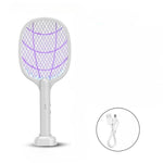 Lampa Electrica Impotriva Tantarilor, Flippy, 42.5 x 18 x 7.5 cm, Reincarcabila cu Cablu USB Inclus, Plasa din