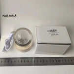 Lampa LED Decorativa, Flippy, cu Bila de Cristal cu Diametru 6cm, Model Luna 3D, Alimentare USB, Suport din Lemn,