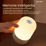 Lampa LED Reincarcabila, Flippy, Control tactil, Lumina in 3 culori albe, Lampa pentru Dormitor, 16 Culori RGB, Lumina