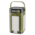 Lampa pentru Camping, Flippy, Lampa LED, Reincarcabila Solar si cablu TYPE-C, Tip Felinar 4 Laturi si Lanterna in Baza,