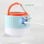 Lampa Portabila, Flippy, Incarcare Solara + USB, Afisaj Inteligent al Bateriei, Raza de Actiune 32 mp, 6x9x11 cm, 3