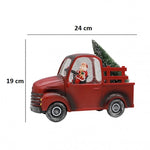 Decoratiune Craciun, Tip Masina, Figurine Mos Craciun cu Bradul, 3 Moduri, Functie Muzicala, Zapada in Miscare,