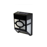 Set 4 Lampi Solare Led pentru Gradina, Flippy, Model Geometric, 11.8 x 8.6 x 5 cm, Buton On-Off, Lumina Multicolora,