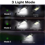 Lampa Solara De Exterior LED Flippy, 23 cm x 11.5 cm, 3072 Lumeni 128 COB LED 25.6 W - echivalent 205 W bec