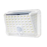 Lampa solara de perete Flippy, 90 LED-uri SMD, senzor de miscare, IP65, 1200mAh, material ABS, lumina alb rece, alb