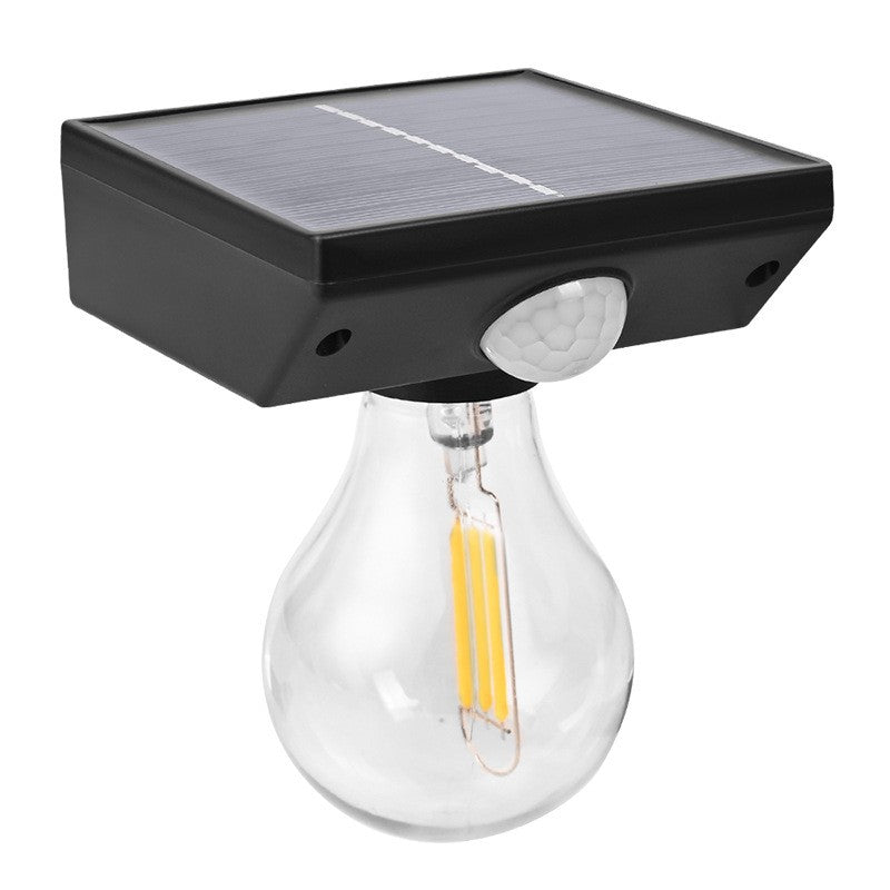 Lampa solara Flippy, pentru exterior, tip bec, rezistenta la apa IP65, material ABS, baterie 3.7V, 1200 mah, 9.5 x 11