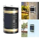 Lampa solara LED decorativa cu lumina bidirectionala Flippy, IP65, 1.2V, 600mah, 15.1 x 9 x 6 cm, material ABS, alb rece
