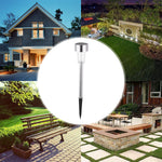Set 10 Lampi Solare Led pentru Gradina, Flippy, 5.5 x 36.5 cm, Buton On-Off, Lumina Multicolor, Argintiu