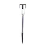 Set 10 Lampi Solare Led pentru Gradina, Flippy, 5.5 x 36.5 cm, Buton On-Off, Lumina Multicolor, Argintiu