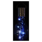 Lampa Solara LED Decorativa sub forma de Bulb, pentru exterior, suspendata, IP65, Ultron Albastru, Flippy